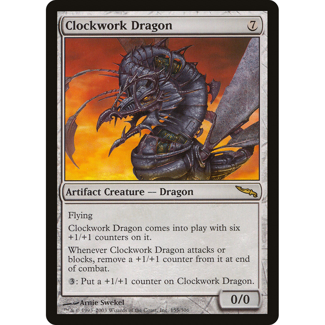 Clockwork Dragon (MRD-155) - Mirrodin Foil