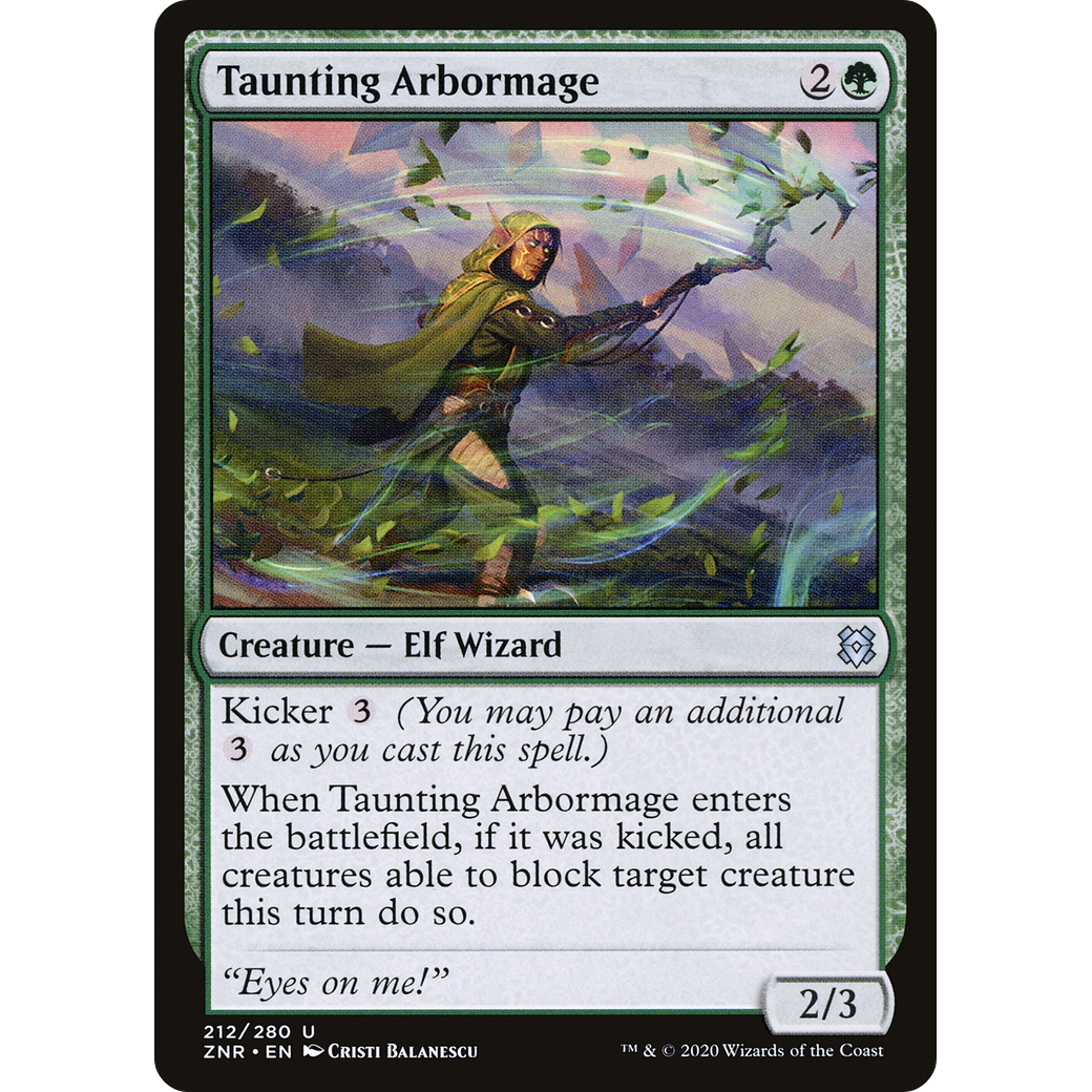 Taunting Arbormage (ZNR-212) - Zendikar Rising Foil