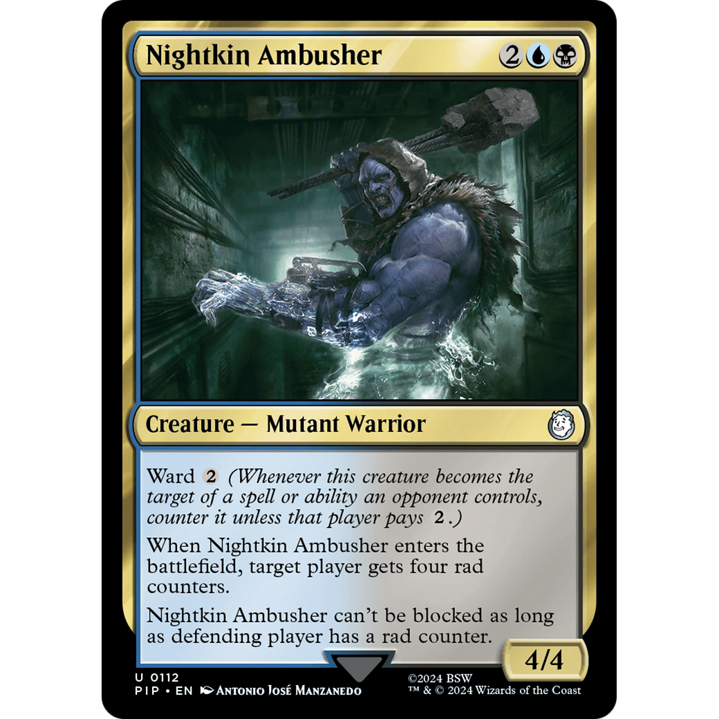 Nightkin Ambusher (PIP-112) - Fallout Foil