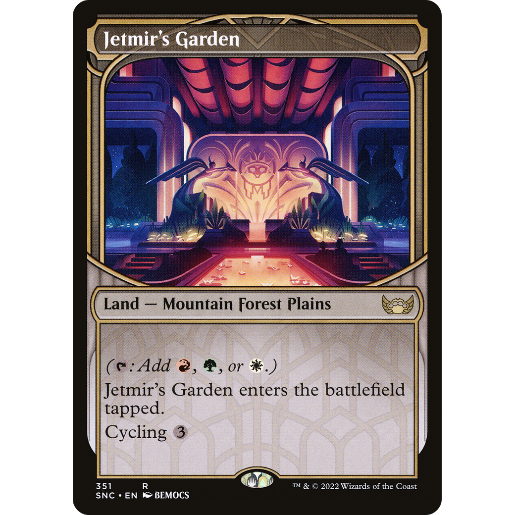Jetmir's Garden (Showcase) (SNC-351) - Streets of New Capenna: (Showcase)