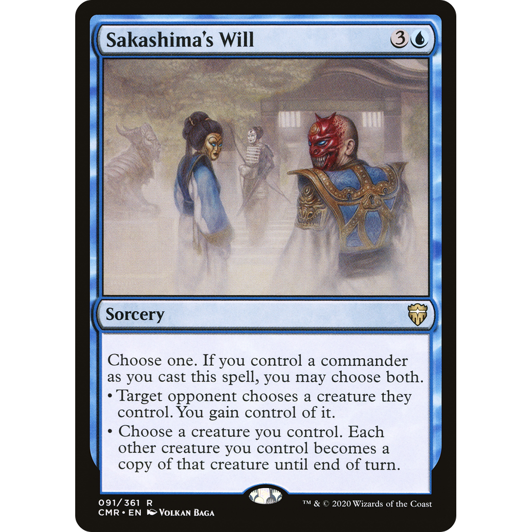Sakashima's Will (CMR-091) - Commander Legends Foil