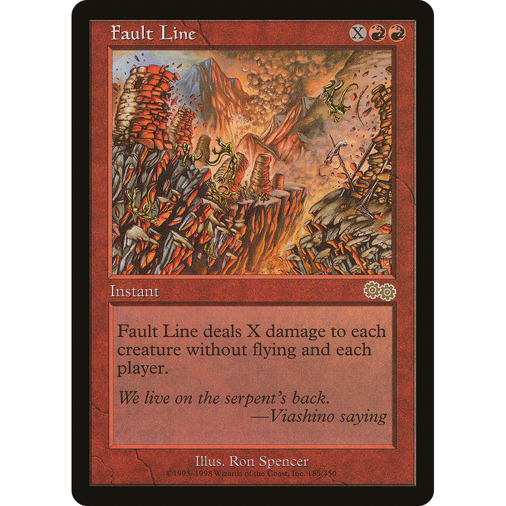 Fault Line (USG-185) - Urza's Saga