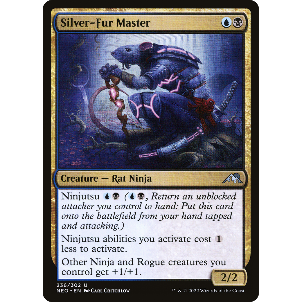 Silver-Fur Master (NEO-236) - Kamigawa: Neon Dynasty Foil