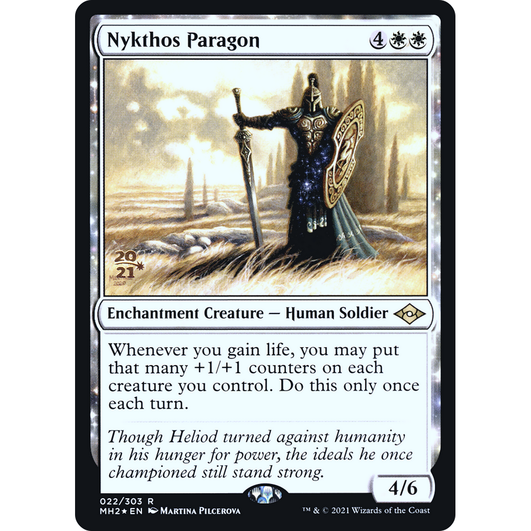 Nykthos Paragon (PRE-022) - Modern Horizons 2 Promos: (enchantment) Foil