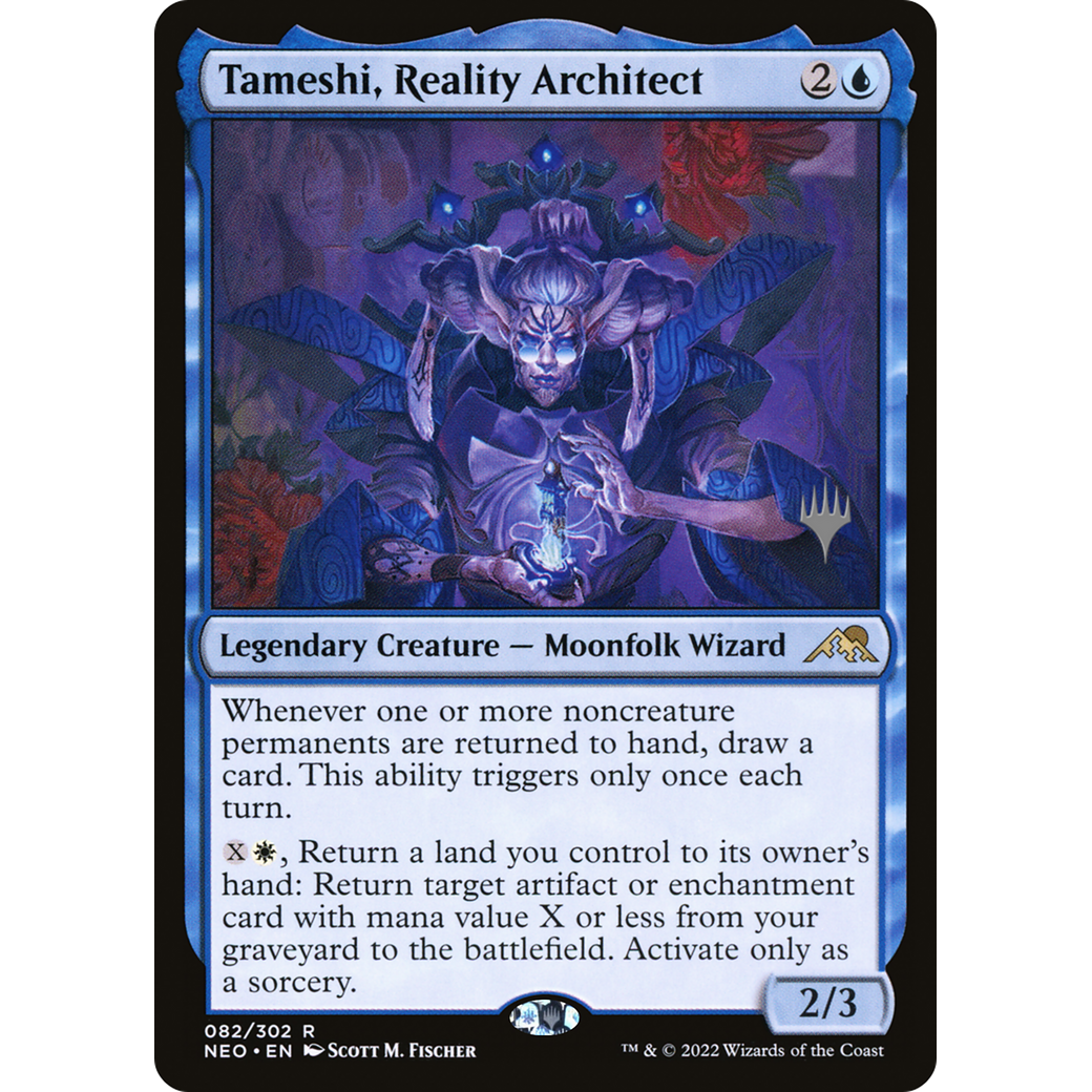 Tameshi, Reality Architect (PPNEO-82P) - Kamigawa: Neon Dynasty Promos