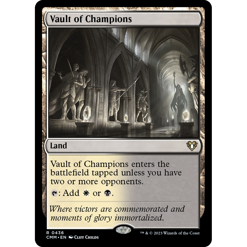 Vault of Champions (CMM-436) - Commander Masters