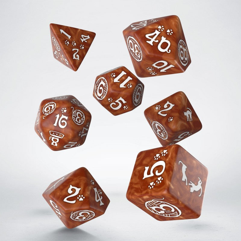 CATS: Muffin Set of 7 Polyhedral Dice