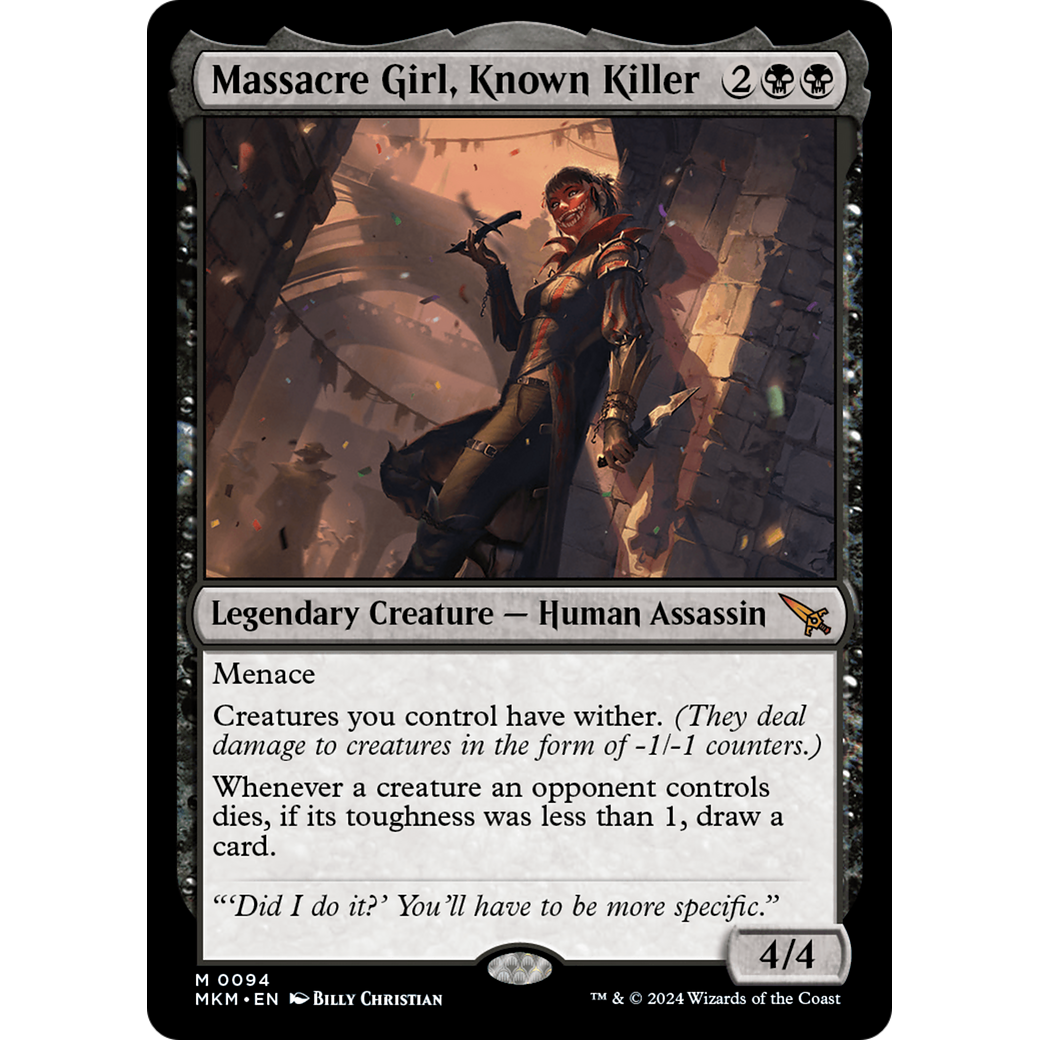 Massacre Girl, Known Killer (MKM-094) - Murders at Karlov Manor