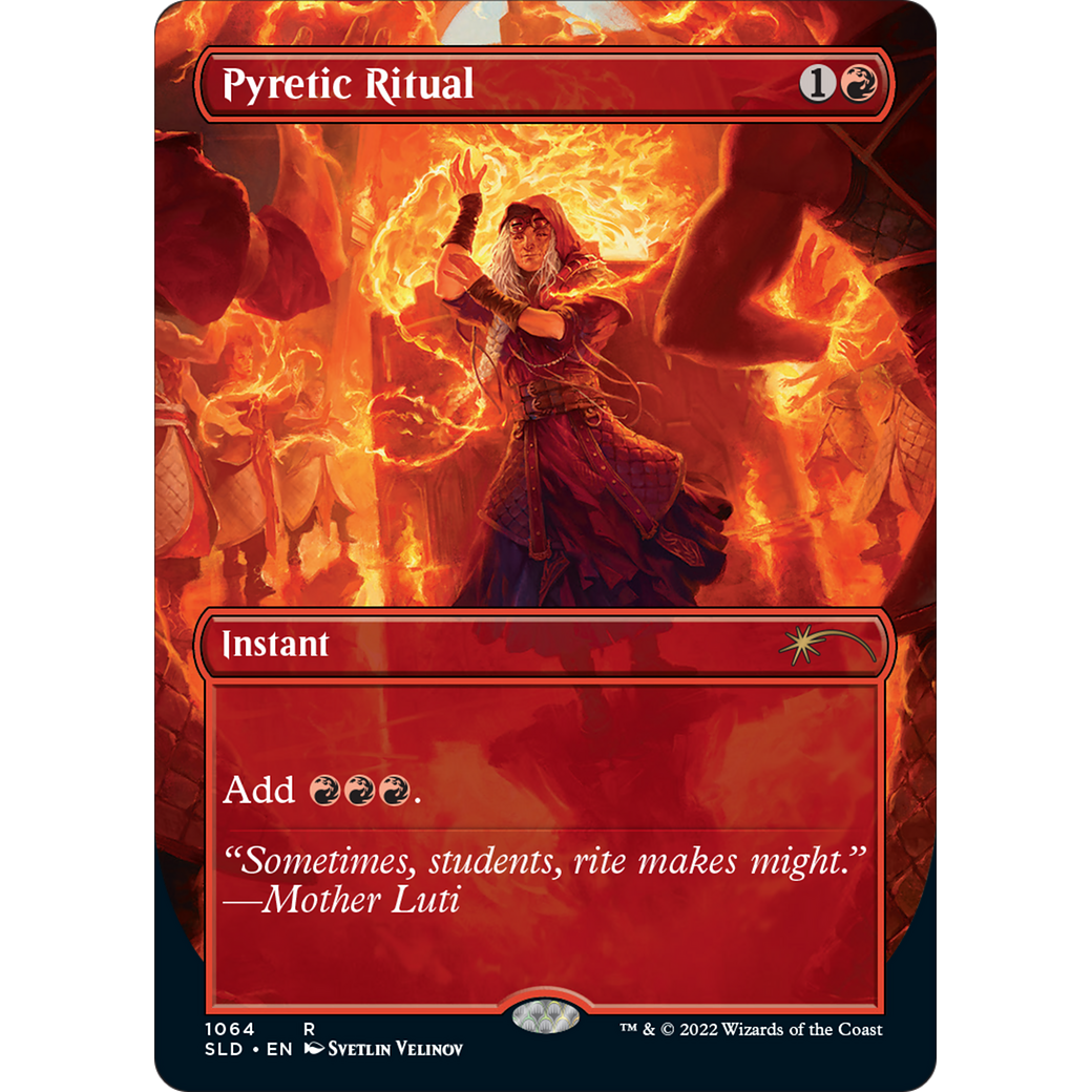 Pyretic Ritual (SLD-1064) - Secret Lair Drop (Borderless)