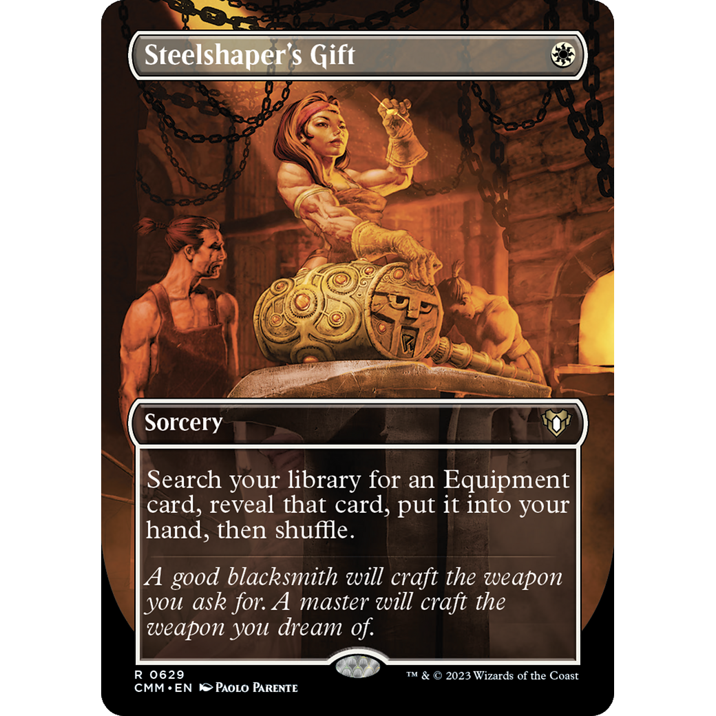 Steelshaper's Gift (CMM-629) - Commander Masters (Borderless)