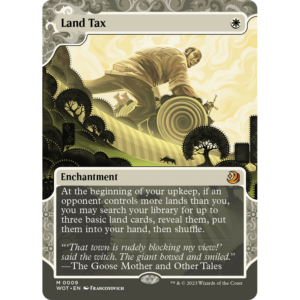 Land Tax (WOT-009) - Wilds of Eldraine: Enchanting Tales: (Showcase) (Borderless)
