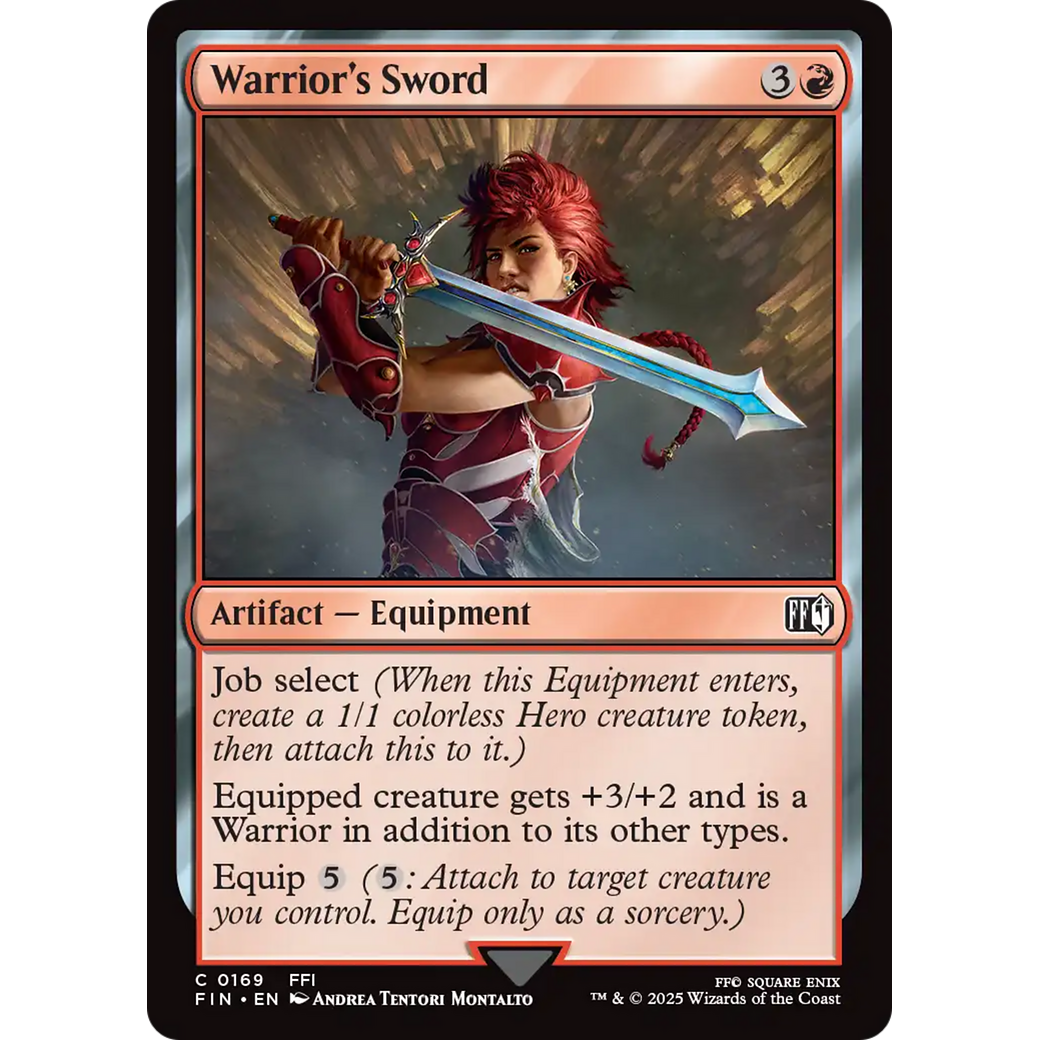 Warrior's Sword (FIN-169) - FINAL FANTASY