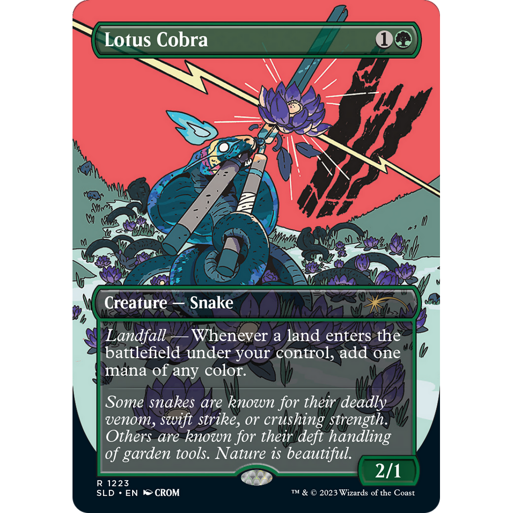 Lotus Cobra (SLD-1223) - Secret Lair Drop (Borderless) Foil