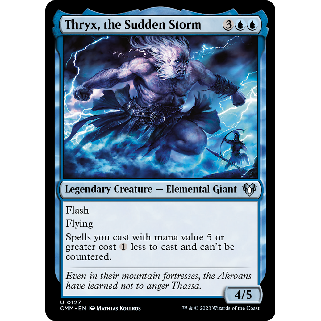 Thryx, the Sudden Storm (CMM-127) - Commander Masters Foil