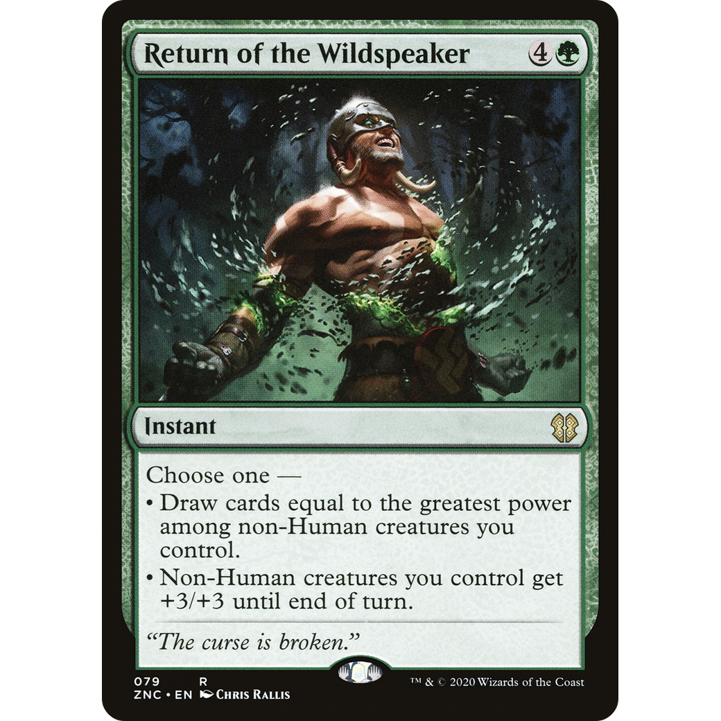 Return of the Wildspeaker (ZNC-079) - Zendikar Rising Commander