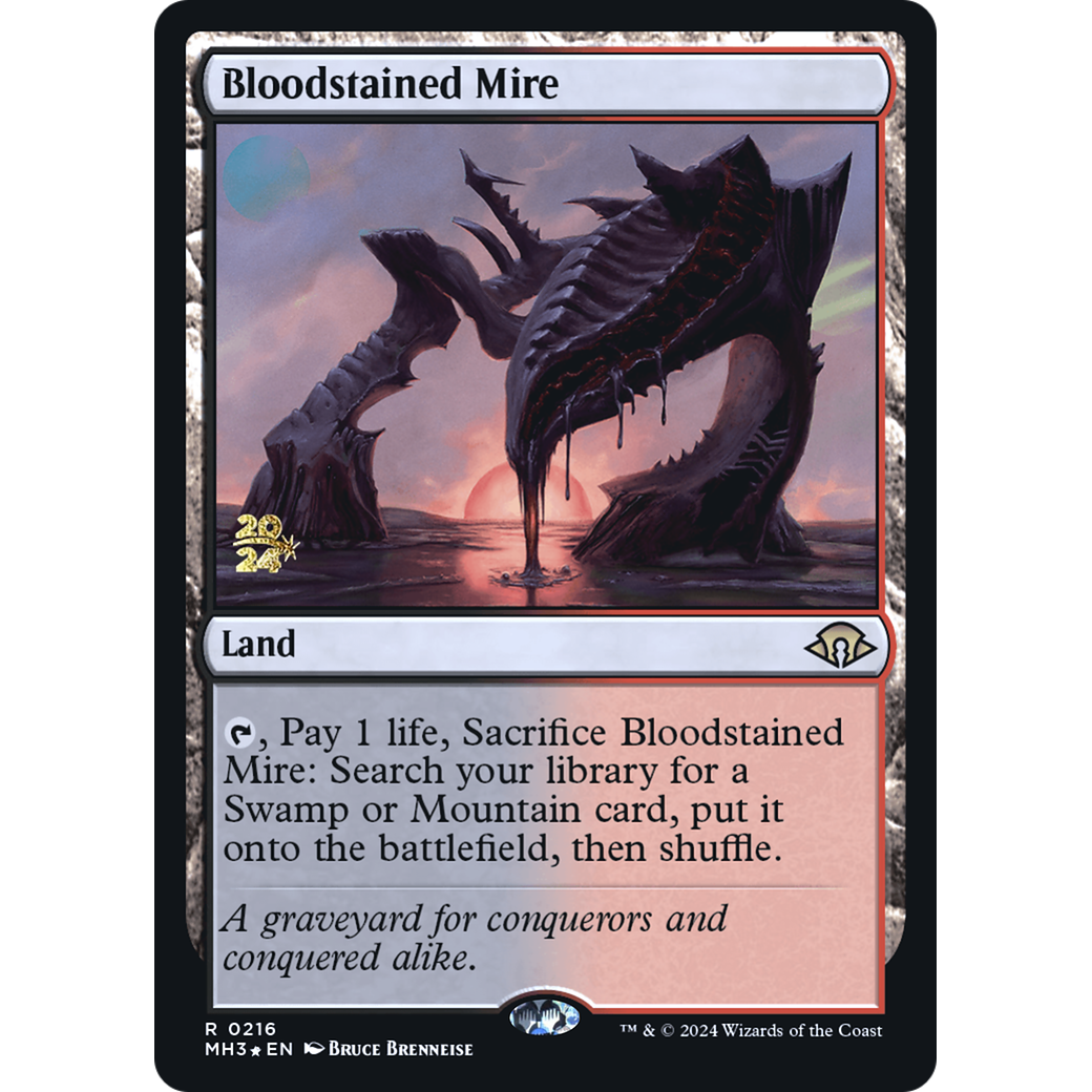 Bloodstained Mire (PRE-216S) - Modern Horizons 3 Promos Foil