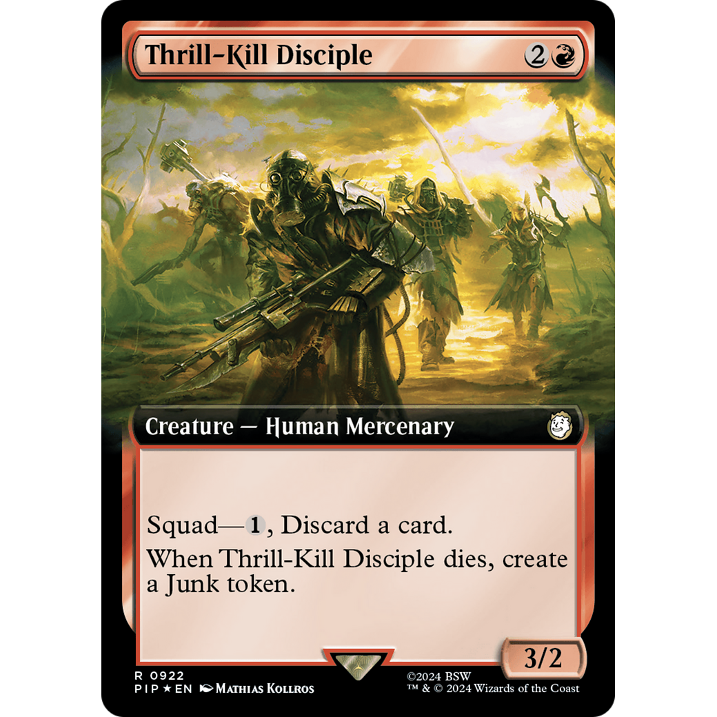 Thrill-Kill Disciple (PIP-922) - Fallout: (Extended Art) Foil