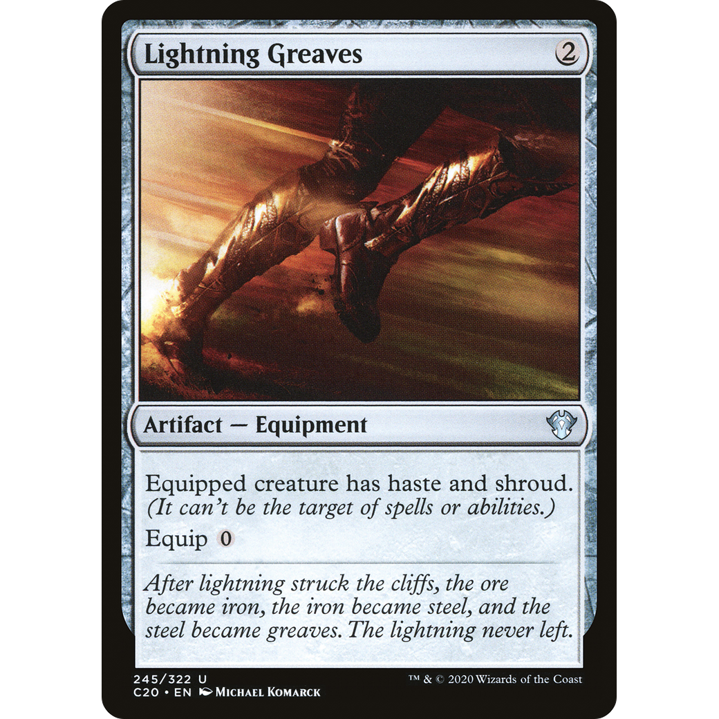 Lightning Greaves (C20-245) - Commander 2020
