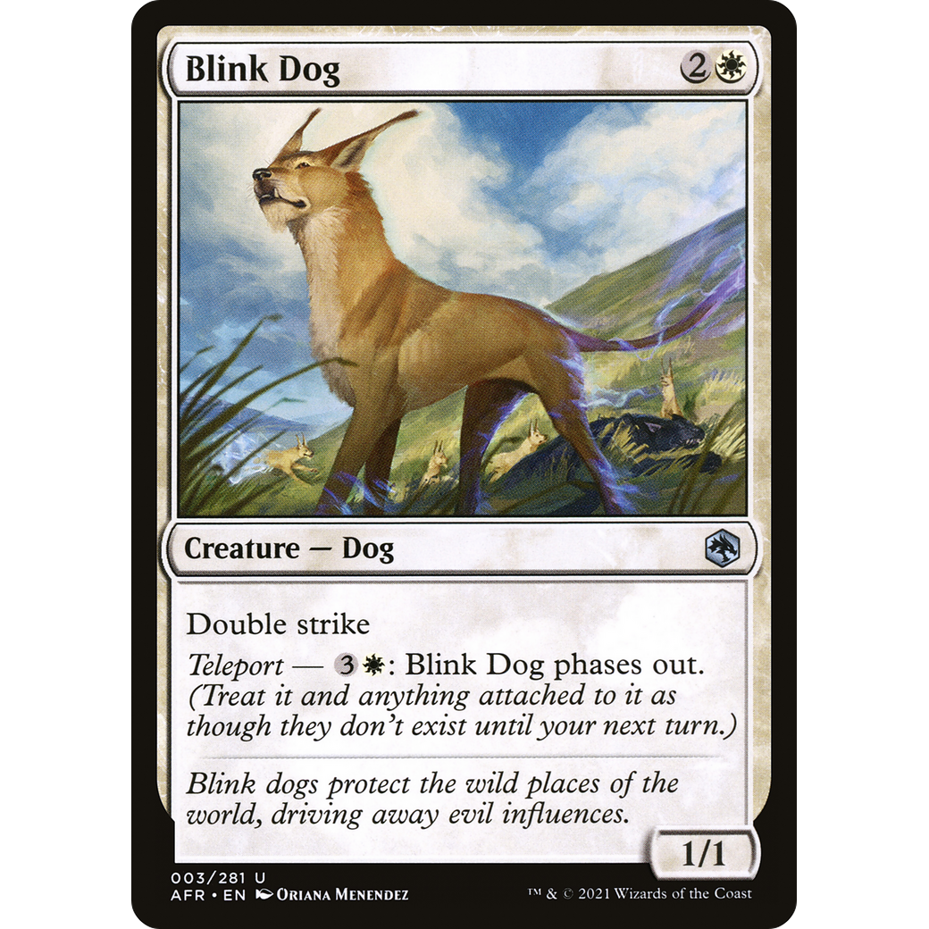 Blink Dog (AFR-003) - Adventures in the Forgotten Realms Foil