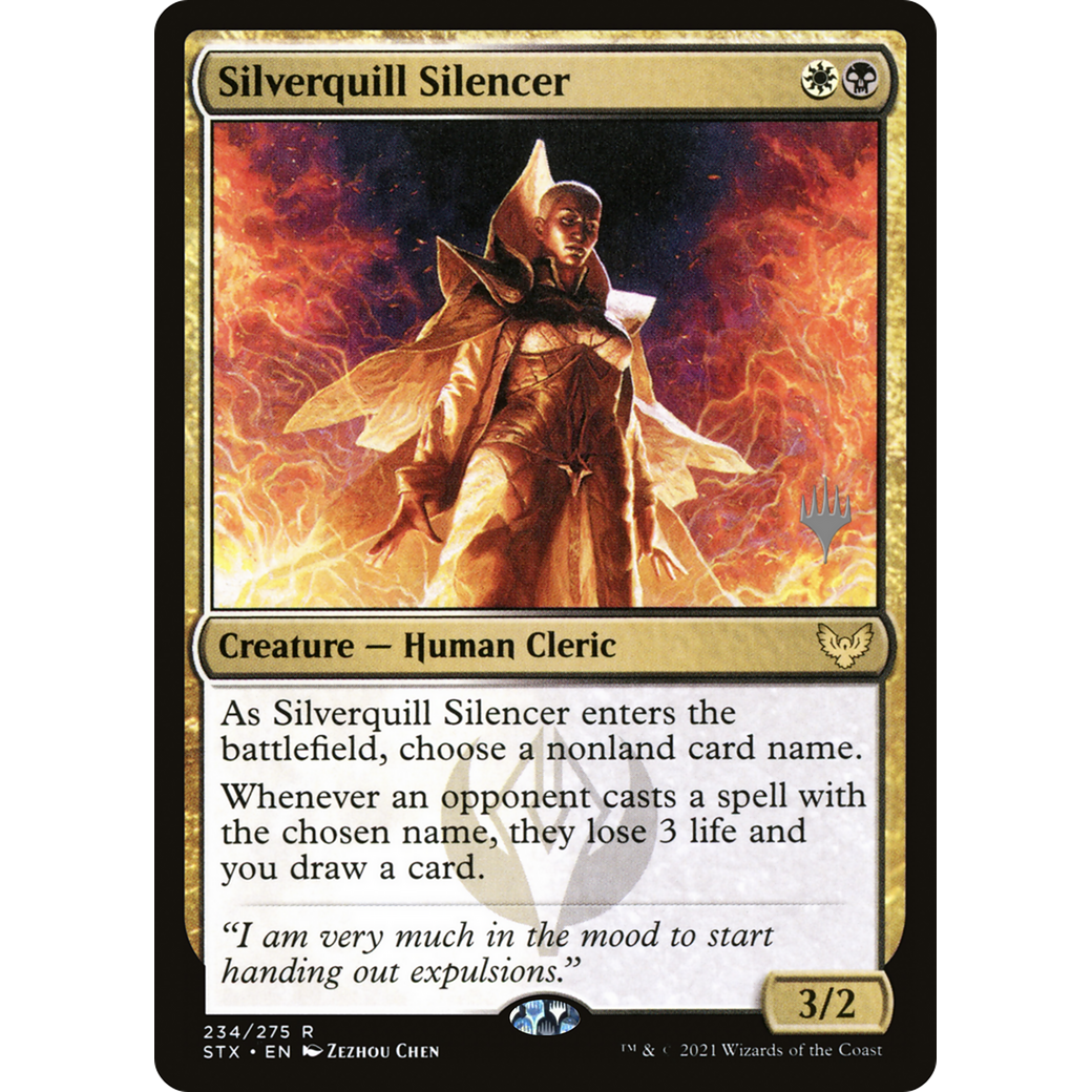 Silverquill Silencer (PPSTX-234) - Strixhaven: School of Mages Promos Foil