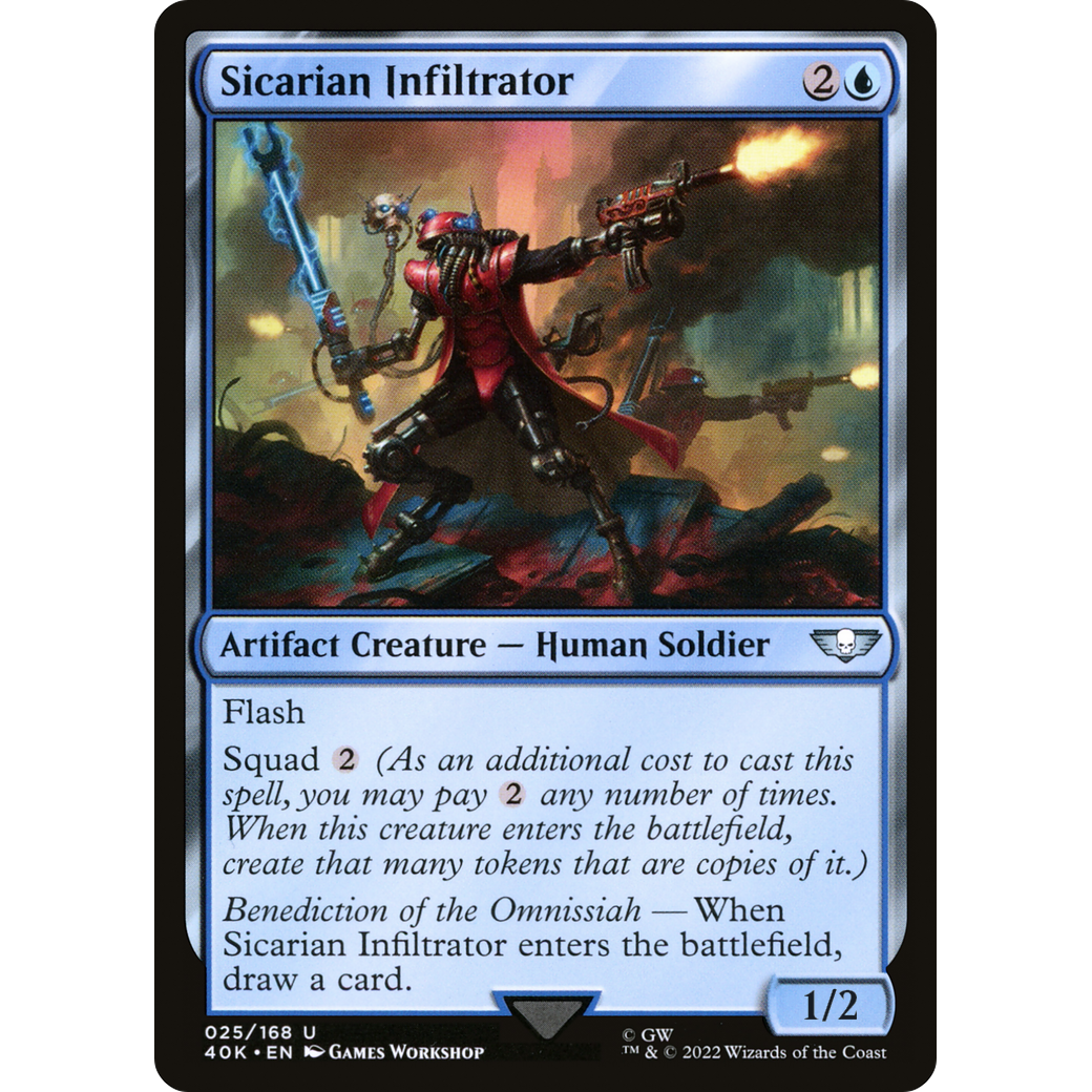 Sicarian Infiltrator (40K-025) - Warhammer 40,000 Commander
