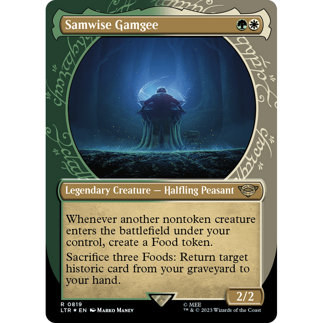Samwise Gamgee (LTR-819) - The Lord of the Rings: Tales of Middle-earth: (Showcase) (Borderless) Foil