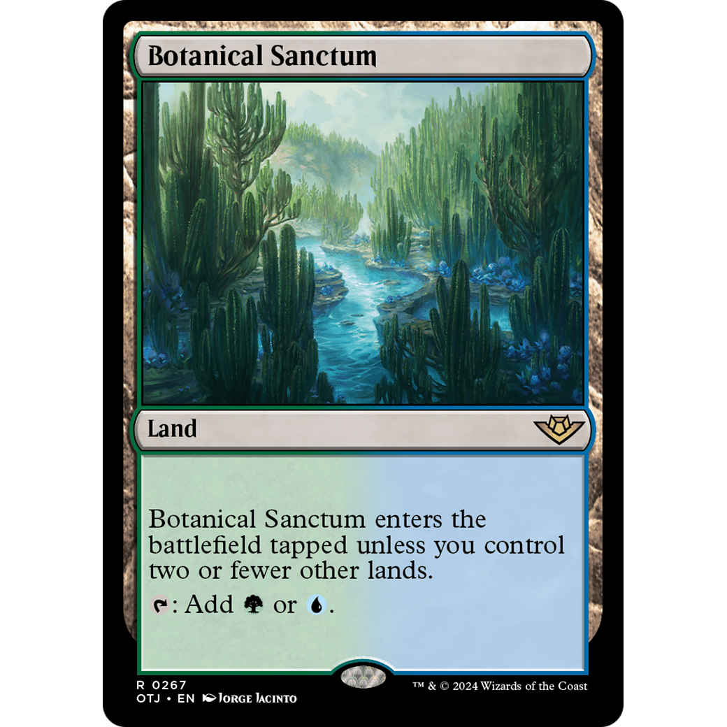 Botanical Sanctum (OTJ-267) - Outlaws of Thunder Junction Foil
