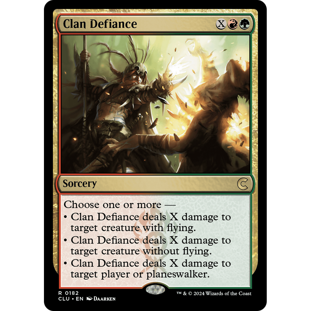 Clan Defiance (CLU-182) - Ravnica: Clue Edition
