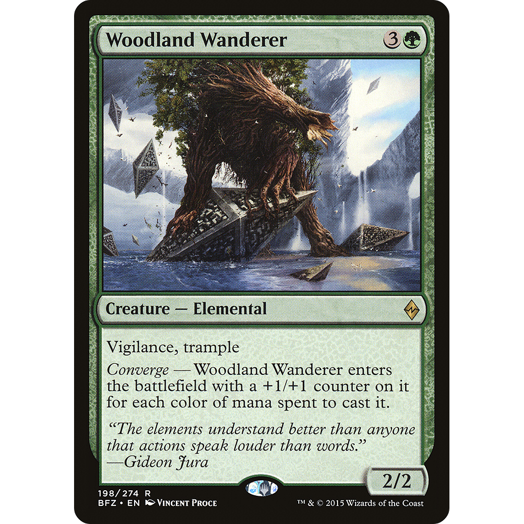 Woodland Wanderer (BFZ-198) - Battle for Zendikar