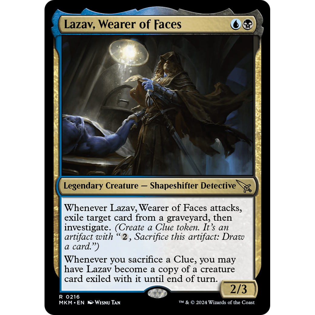 Lazav, Wearer of Faces (MKM-216) - Murders at Karlov Manor Foil