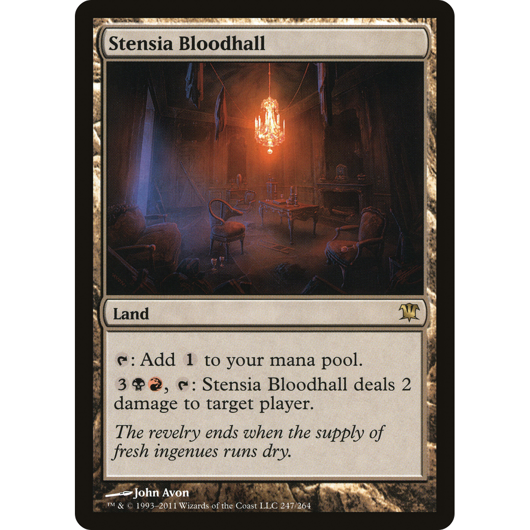 Stensia Bloodhall (ISD-247) - Innistrad Foil