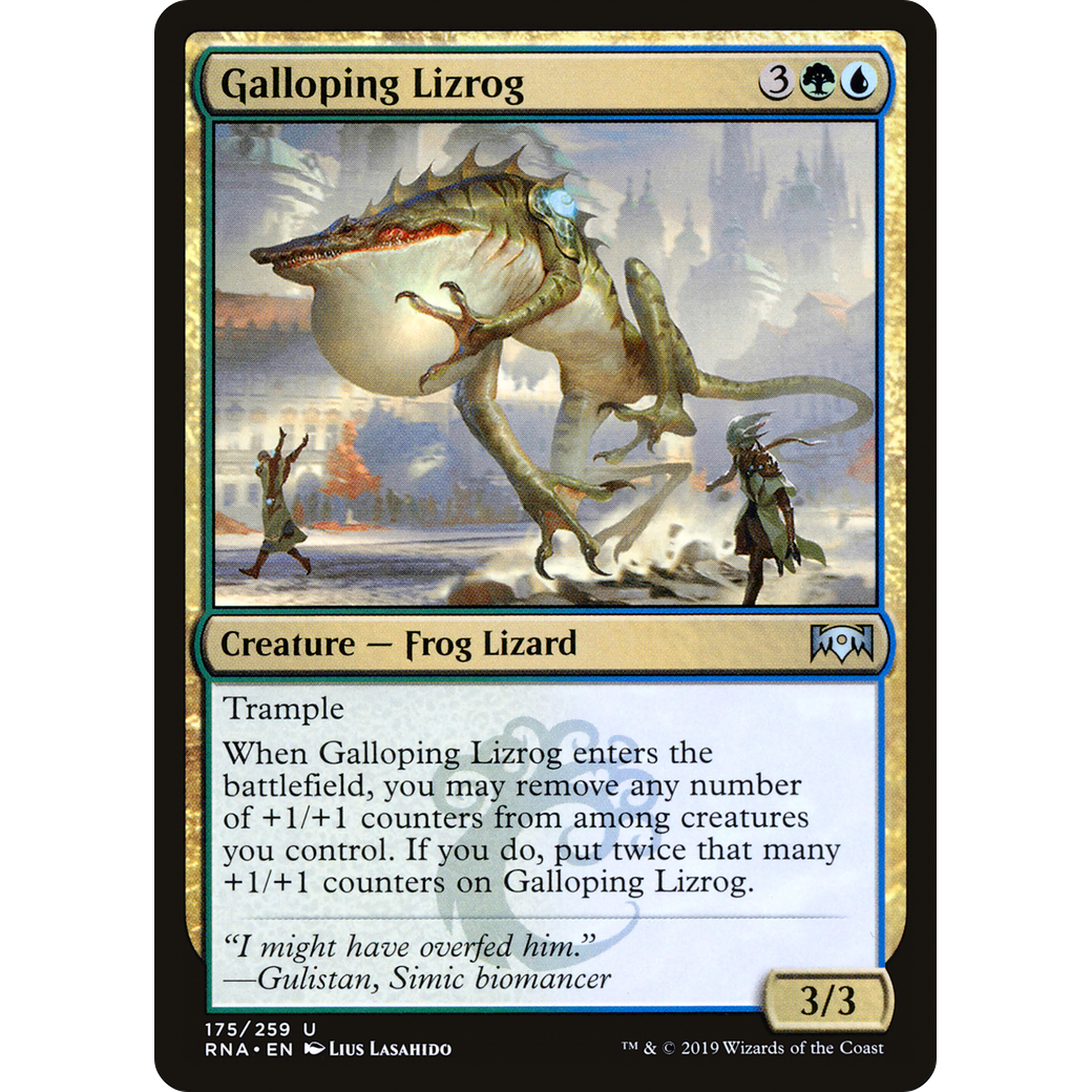 Galloping Lizrog (RNA-175) - Ravnica Allegiance Foil