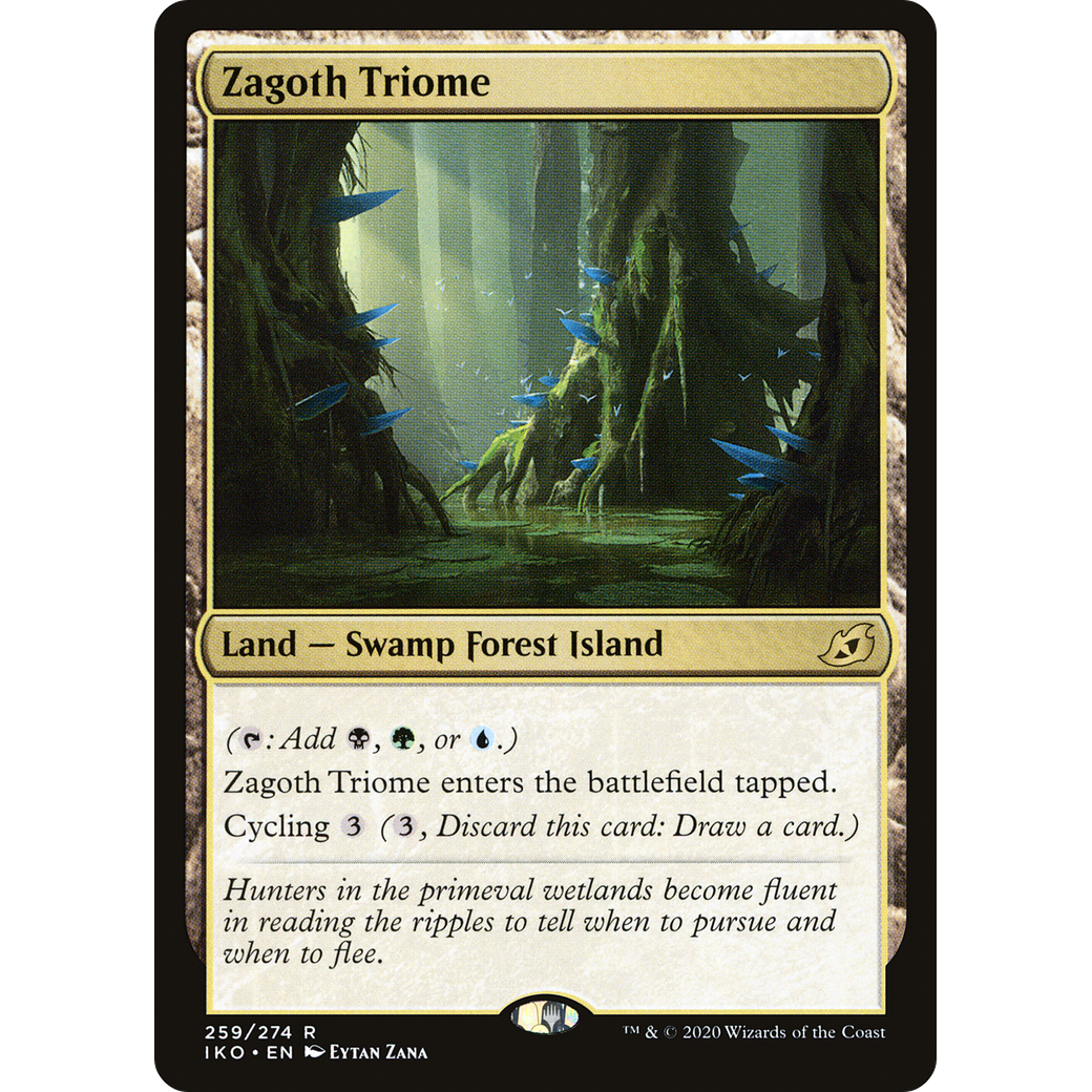 Zagoth Triome (IKO-259) - Ikoria: Lair of Behemoths Foil