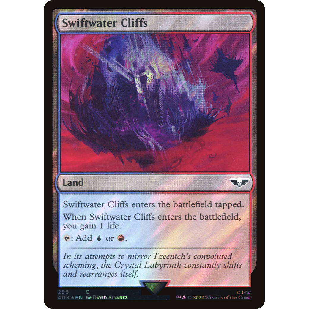 Swiftwater Cliffs (40K-296) - Warhammer 40,000 Commander Foil
