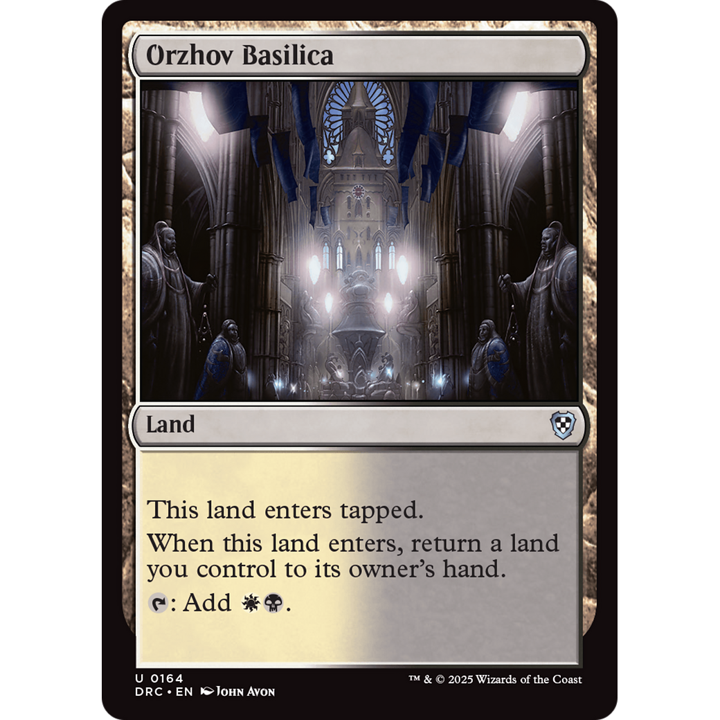 Orzhov Basilica (DRC-164) - Commander: Aetherdrift