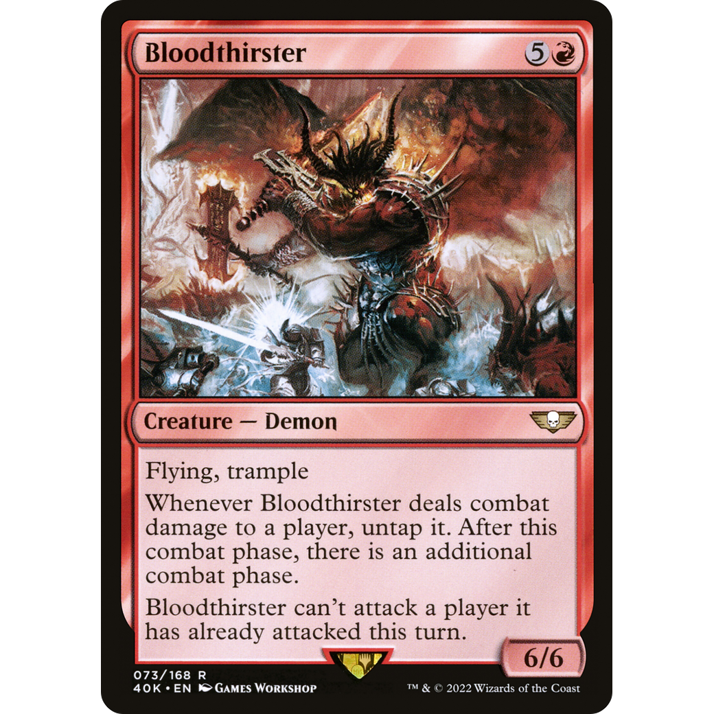 Bloodthirster (40K-073) - Warhammer 40,000 Commander