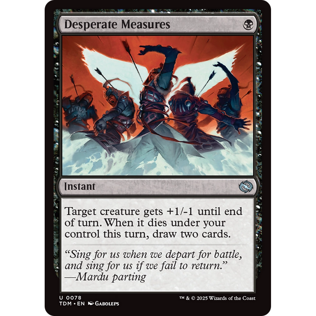 Desperate Measures (TDM-078) - Tarkir: Dragonstorm