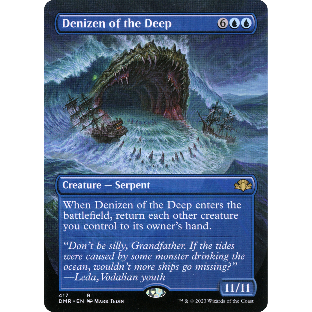 Denizen of the Deep (Borderless) (DMR-417) - Dominaria Remastered (Borderless)