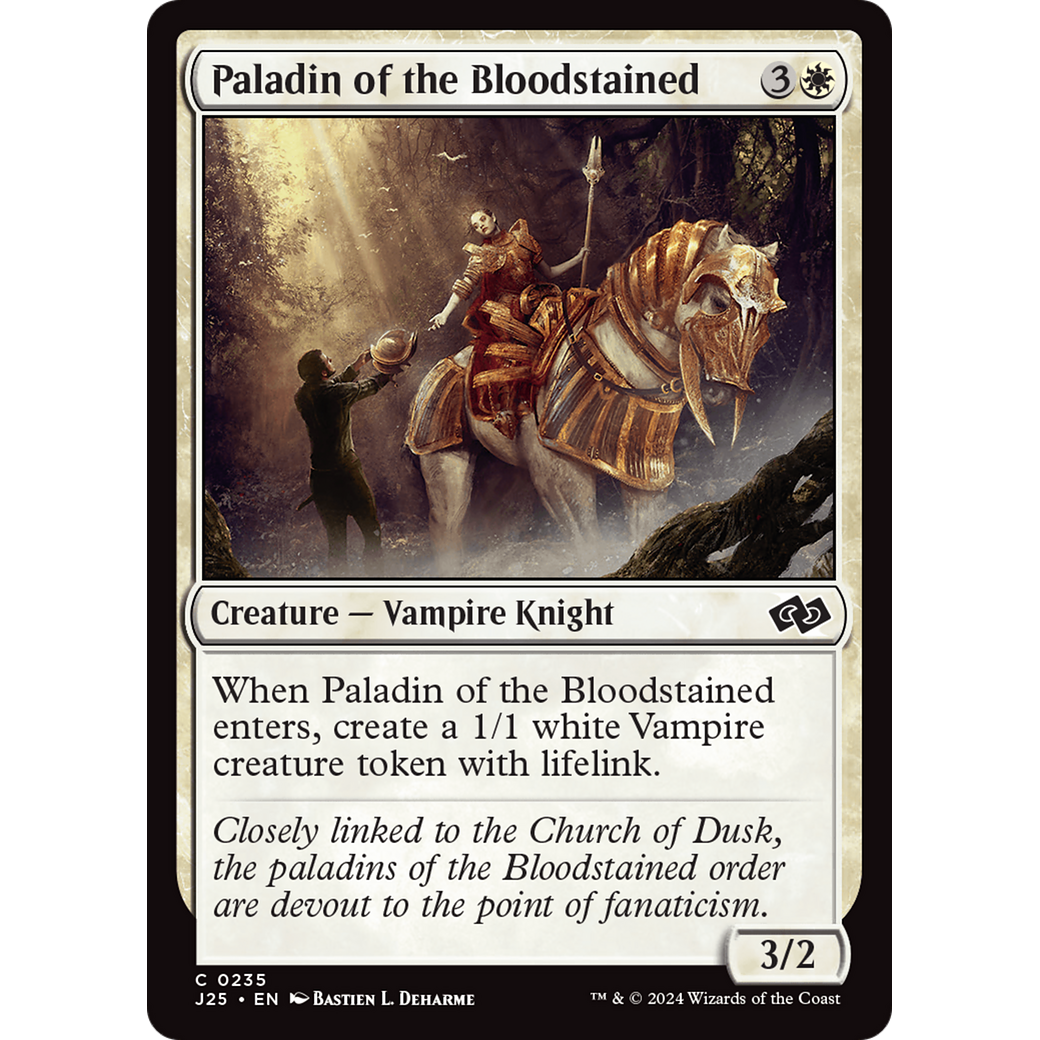 Paladin of the Bloodstained (J25-235) - Foundations Jumpstart