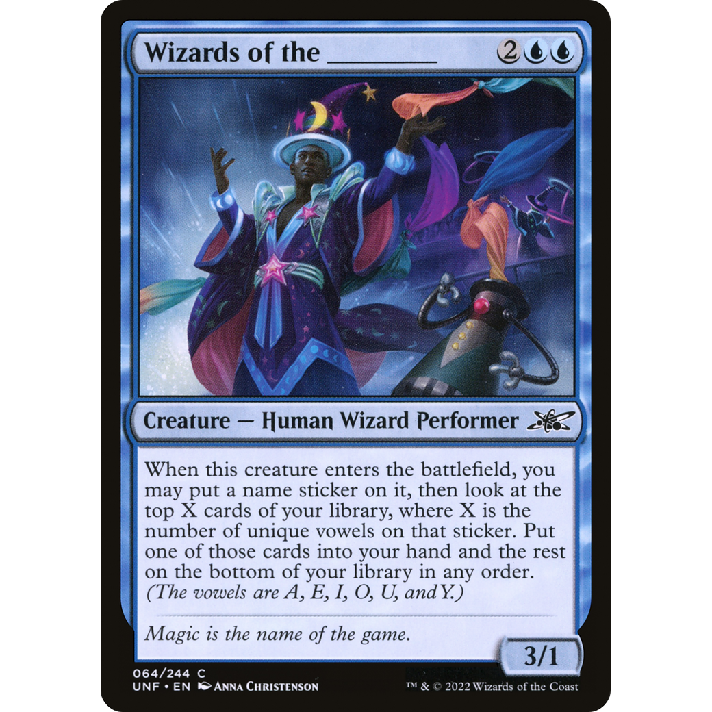 Wizards of the _______ (UNF-064) - Unfinity