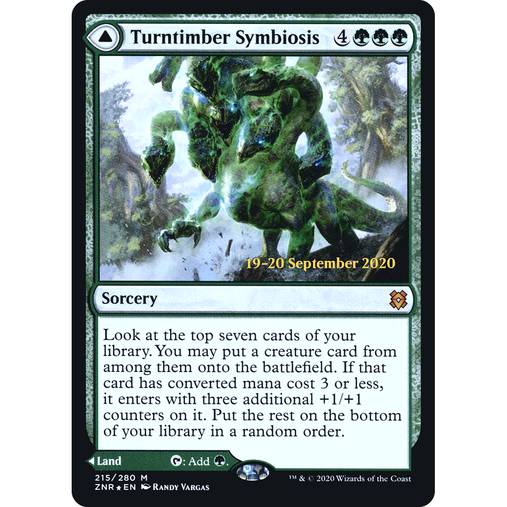 Turntimber Symbiosis (PRE-215) - Zendikar Rising Promos Foil