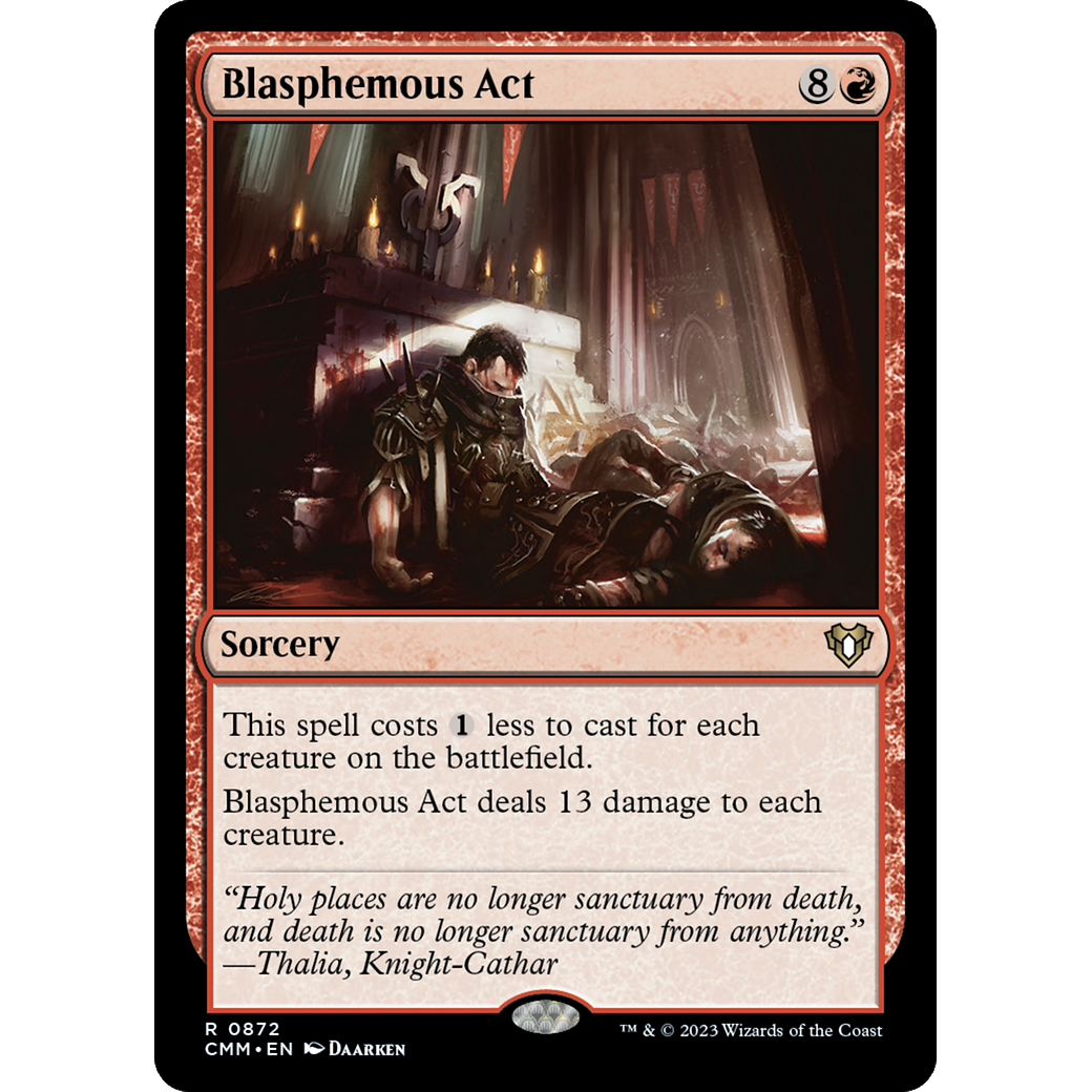 Blasphemous Act (CMM-872) - Commander Masters