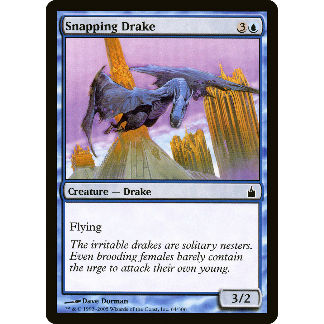 Snapping Drake (RAV-064) - Ravnica: City of Guilds