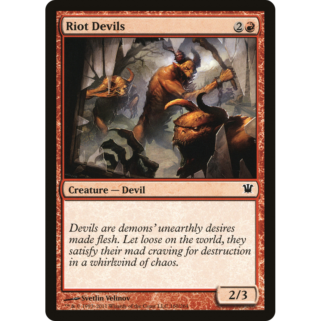 Riot Devils (ISD-160) - Innistrad Foil