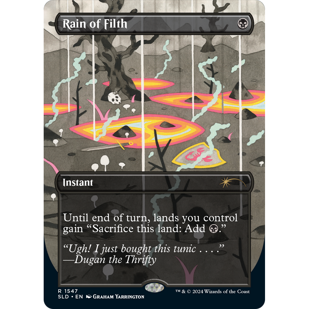 Rain of Filth (SLD-1547) - Secret Lair Drop (Borderless)