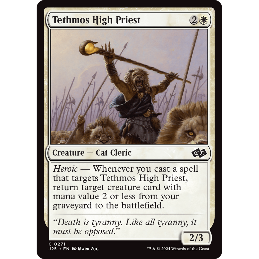 Tethmos High Priest (J25-271) - Foundations Jumpstart