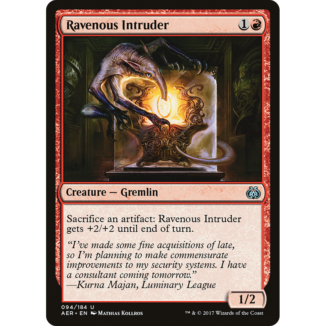 Ravenous Intruder (AER-094) - Aether Revolt