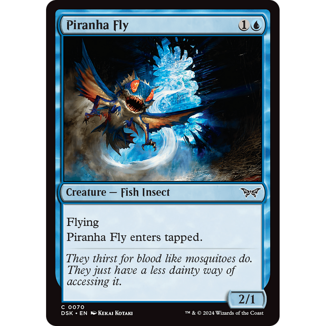 Piranha Fly (DSK-070) - Duskmourn: House of Horror Foil