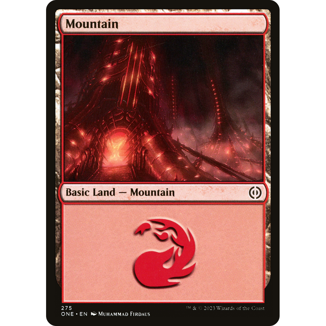 Mountain (ONE-275) - Phyrexia: All Will Be One Foil