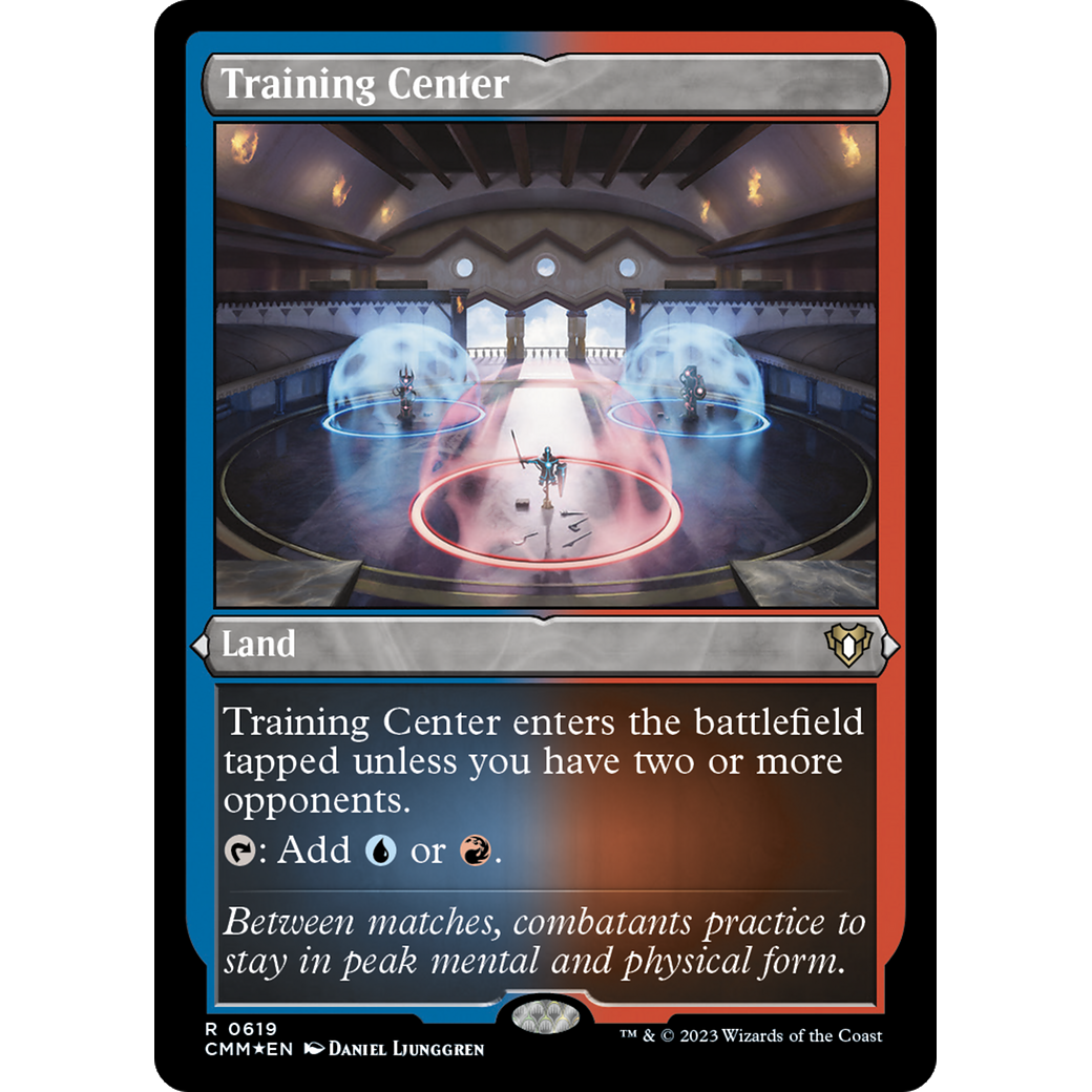 Training Center (CMM-619) - Commander Masters Etched Foil